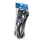 Splash-proof workshop extension cord with IP44 switch, 3 sockets 2P+Z IP44, rubber cable, H05RR-F 3x1.5mm², 3m