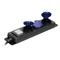 Splash-proof workshop extension cord with IP44 switch, 3 sockets 2P+Z IP44, rubber cable, H05RR-F 3x1.5mm², 3m