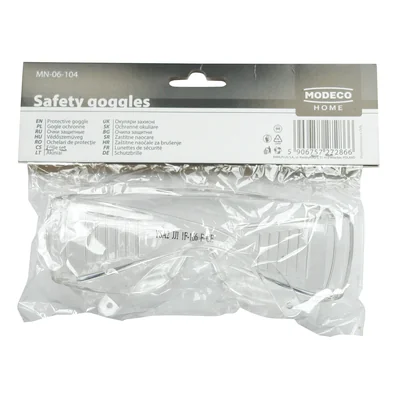 Splash protection goggles