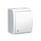 Splashproof cross connector IP54 10A 250V screw terminals white