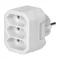 Splitter 3x2P euro white