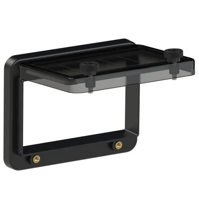 Sportello di ispezione a 6 moduli, nero IP67