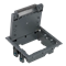 Sportello d'ispezione, dimensione 2 moduli, grigio