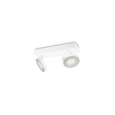 Spot CLOCKWORK barre/tube blanc 2x4.5W SELV (WGD)