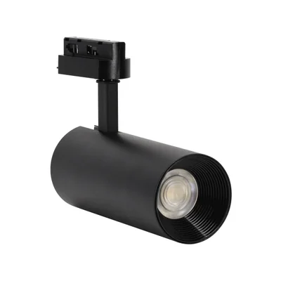 Spot COB VERKO noir monophasé 24 W 4000 K 1920 lm 24°