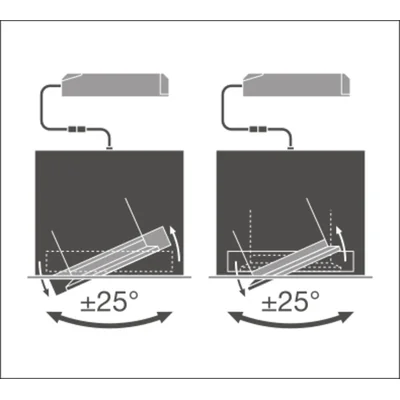 SPOT MULTI 1x30W 4000K FL WT BK luminaire