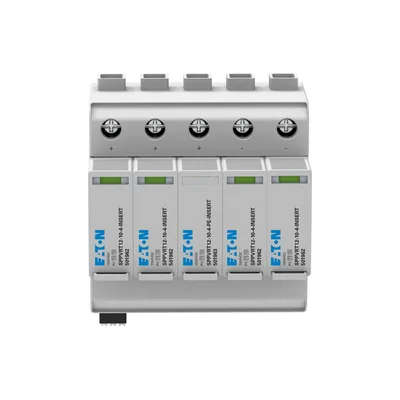 SPPVRT12-10-4+PE+AX Scaricatore di sovratensione per fotovoltaico Tipo 1+2 1100VDC + contatto due stringhe