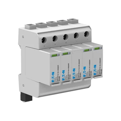 SPPVRT12-10-4+PE+AX Surge arrester for photovoltaics Type 1+2 1100VDC + contact two strings
