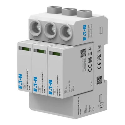 SPPVRT2-15-2+PE Pararrayos fotovoltaico Tipo 2 1500 V CC