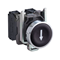 Spring return push button, concealed + arrow button, 1NO, black