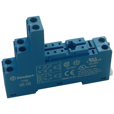 Spring terminal socket (95.55 SMA)