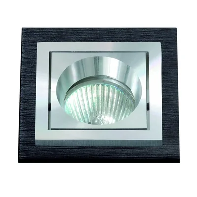 SQUAREE Lampada da incasso 10cm 50W GU10 IP20 argento
