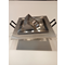 SQUAREE Recessed lamp 10cm 50W GU10 IP20 silver
