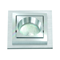 SQUAREE Recessed lamp 10cm 50W GU10 IP20 silver