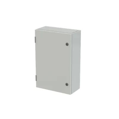 SR2-SRN6420K grey housing, 42M, IP65, class I, 600x400x200mm (HxWxD) | mounting plate | solid door | no N+PE