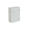 SR2-SRN7525K grey housing, 0M, IP65, class I, 700x500x250mm (HxWxD) | mounting plate | solid door | no N+PE