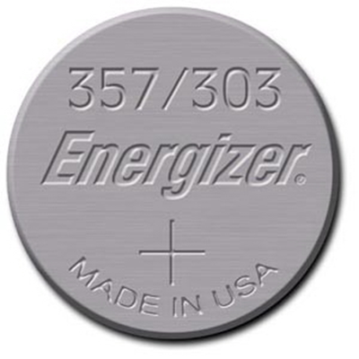 SR44/357/303 pila botón plata Energizer ÓXIDO DE PLATA 1.55V