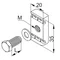 SRM10x30F Schraube mit Rautenmutter