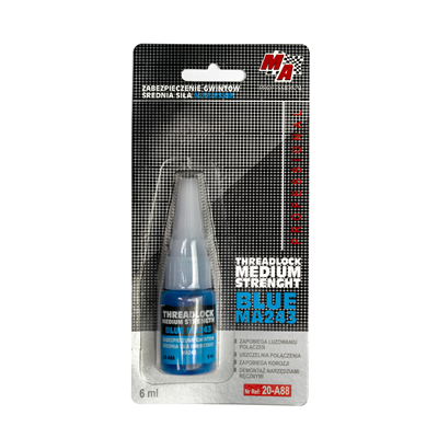 Środek do zabezpieczenia gwintów średniotrwały 6ml  MA PROFESSIONAL niebieski 12 szt