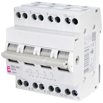 SSQ 440 Modularer Drei-Positionen-Schalter 40 A 4-polig