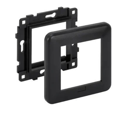Staffa di montaggio a incasso Simon Connect TSC-KR245-14 con telaio K45; nera