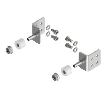 Staffa laterale UR-B per il montaggio di piastre PM-G con regolazione della profondità (1 set = 2 pezzi)