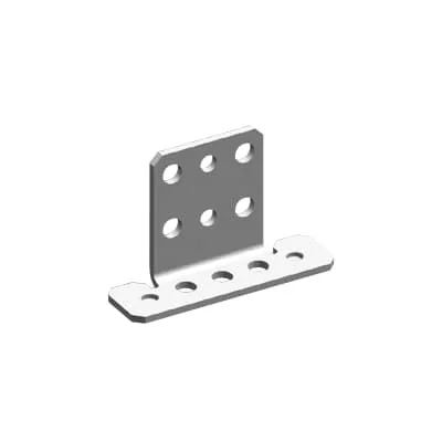 Staffa RZ7P2 per montaggio frontale 50x25mm (1 confezione = 2 pezzi)