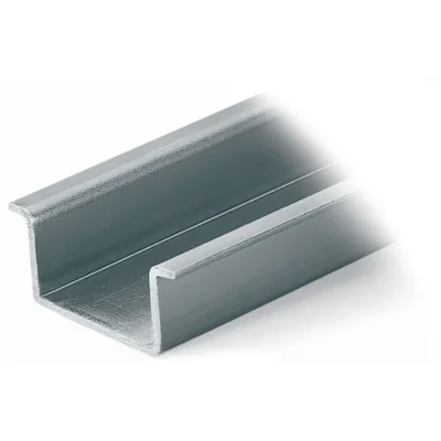 Stahl-Montageschiene 35 x 15 mm, 1,5 mm dick, silber 210-114