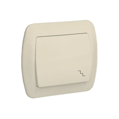 Stair switch 10A 250V beige screw terminals