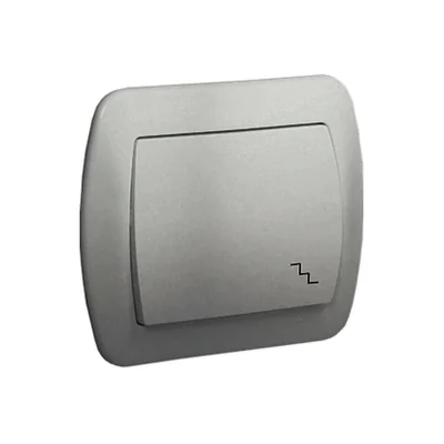 Stair switch 10A 250V screw terminals silver (metallic)