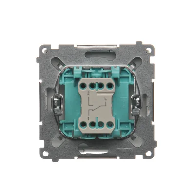 Stair switch (module) 10A 230V inox screw terminals (metallic)