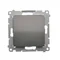 Stair switch (module) 10A 250V quick connectors anthracite (metallic)