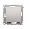 Stair switch (module) 10A 250V quick connectors silver (metallic)