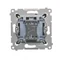 Stair switch (module) 16A 250V screw terminals anthracite (metallic)