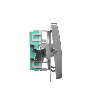 Stair switch (module) 230V, metallic satin