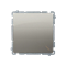Stair switch (module) 230V, metallic satin