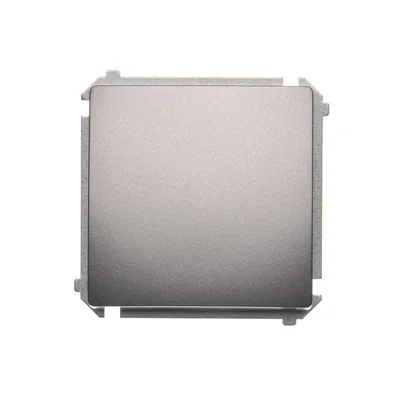 Stair switch (module) 230V, metallic stainless steel
