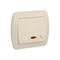 Stair switch with backlight 10A 250V beige screw terminals