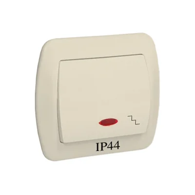 Stair switch with backlight 230V, beige