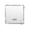 Stair switch with backlight (module) 10A 250V white screw terminals