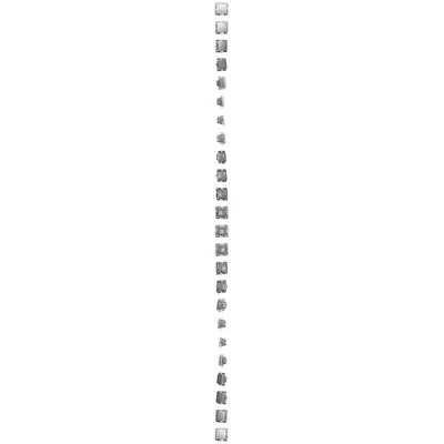 Stair switch with LED backlight (module) 10A 250V quick connectors silver (metallic)