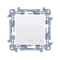 Stair switch with LED backlight (module) 10AX 230V white