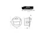 Staircase luminaire with motion sensor Rueda LED PIR 120 degrees Motion Sensor Light SKOFF 10 V DC 1.0 W IP 20 3000 K matt black pcs.