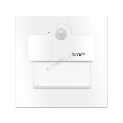 Staircase luminaire with motion sensor Tango LED PIR 120 degrees Motion Sensor Light SKOFF 10 V DC 1.0 W IP 20 3000 K matt white pcs.
