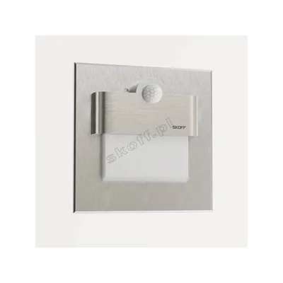 Staircase luminaire with motion sensor Tango LED PIR 120 degrees Motion Sensor Light SKOFF 10 V DC 1.0 W IP 20 3000 K polished Inox pcs.