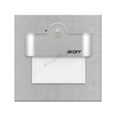 Staircase luminaire with motion sensor Tango LED PIR 120 degrees Motion Sensor Light SKOFF 230 V AC 2.4 W IP 20 3000 K aluminum pcs.