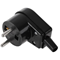 Standard 16A earthed black plug