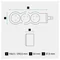 STANDARD EXTENSION CORD 5X2P+Z, WITHOUT CABLE (MULTISOCKET PORTABLE BLOCK) - WHITE/LIGHT GRAY