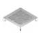 Standard floor box, UDH E2 70-130