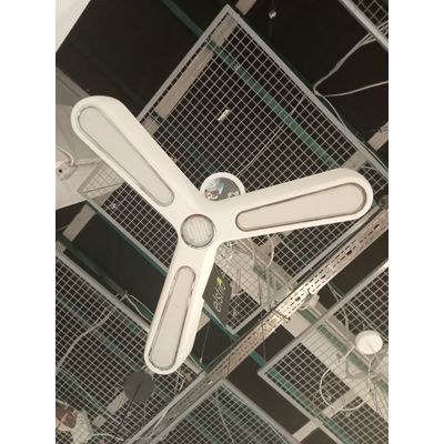 Star Hanging white display lamp with remote control